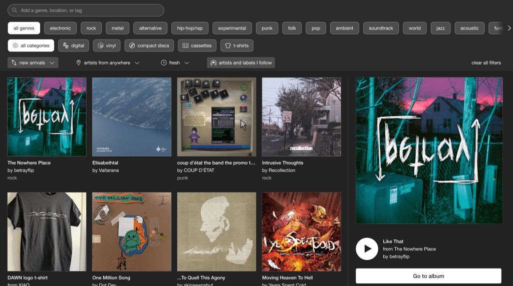 Discover Improvements and Subsonic Implementation – Bandcamp Updates